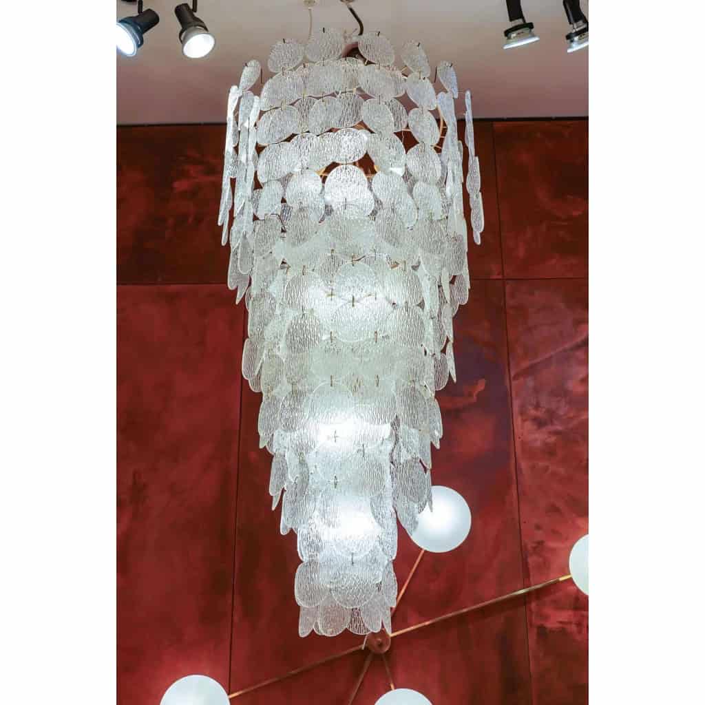 Grand lustre en verre de Murano, années 1970 | Biron ||||
