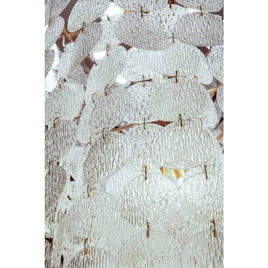 Grand lustre en verre de Murano, années 1970 | Biron Grand lustre en verre de Murano, années 1970