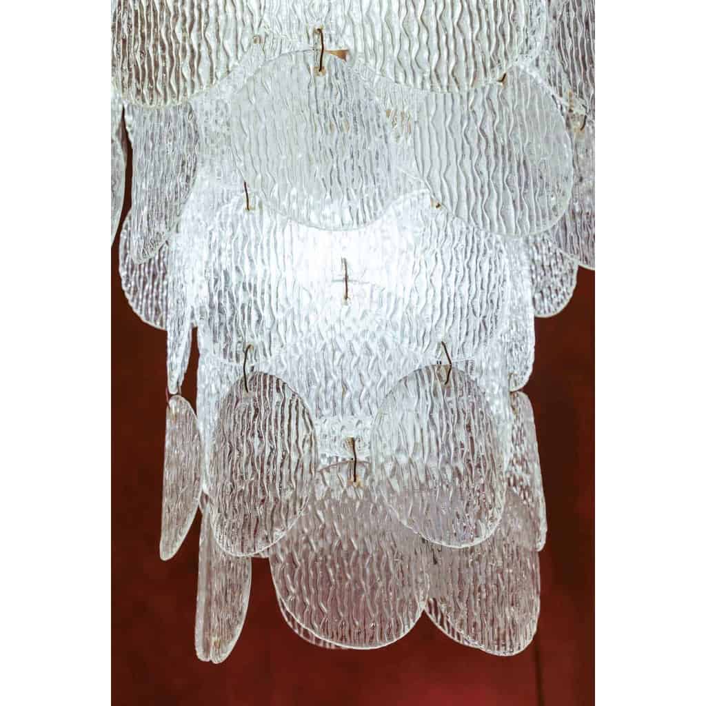 Grand lustre en verre de Murano, années 1970 | Biron Grand lustre en verre de Murano, années 1970