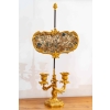 Lampe à écran de style Rocaille en bronze doré, circa 1880 | Biron ||||||