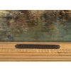 Huile sur bois représentant les lavandières, signé et daté L. SAURFELT, 1879 | Biron Huile sur bois représentant les lavandières, signé et daté L. SAURFELT, 1879