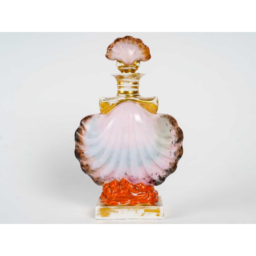 Flacon à parfum en porcelaine vieux Paris XIXéme | Biron |||||||