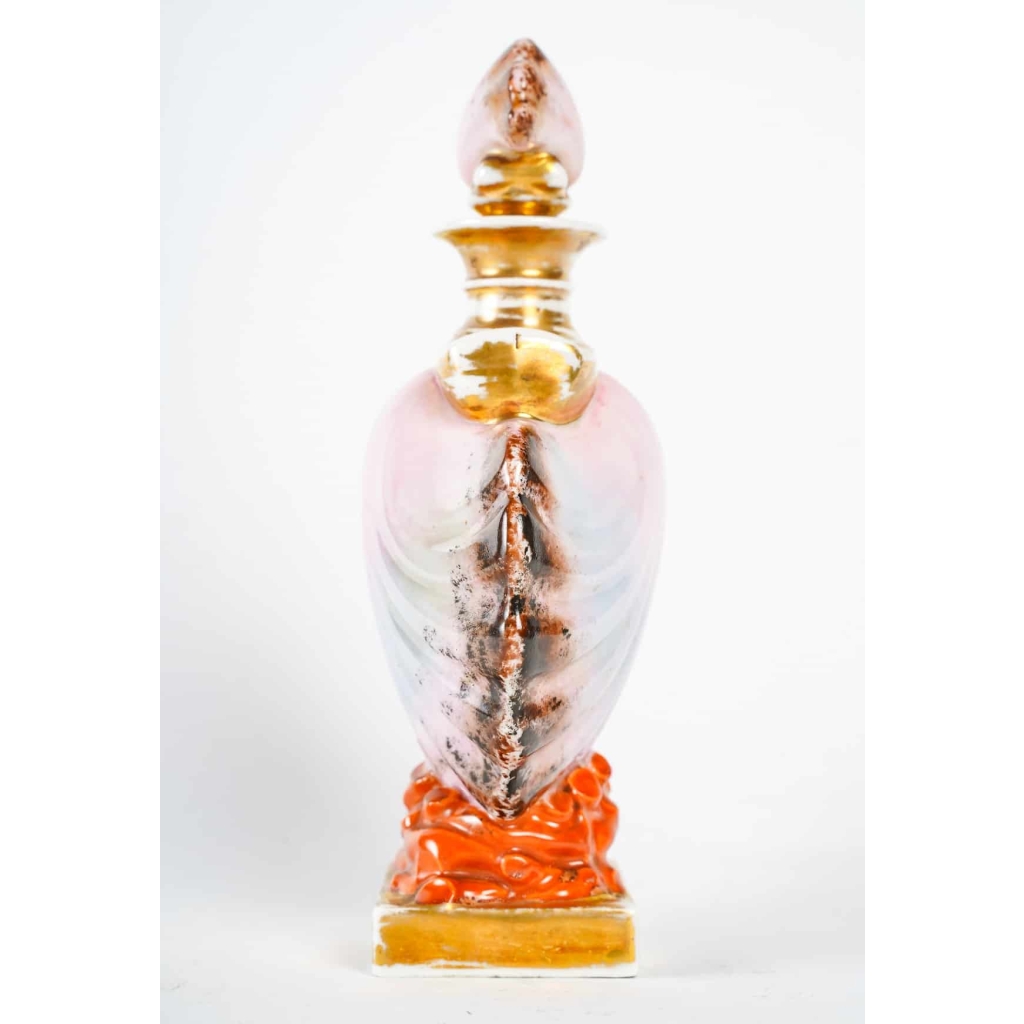 Flacon à parfum en porcelaine vieux Paris XIXéme | Biron Flacon à parfum en porcelaine vieux Paris XIXéme