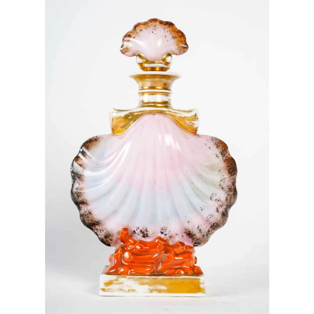 Flacon à parfum en porcelaine vieux Paris XIXéme | Biron Flacon à parfum en porcelaine vieux Paris XIXéme