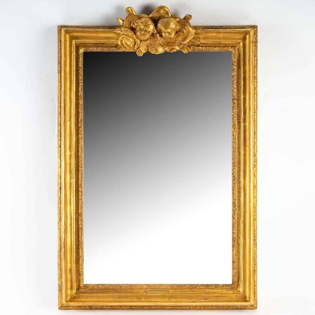Cadre à pastel en bois doré sculpté d’époque Louis XV | Biron |||||