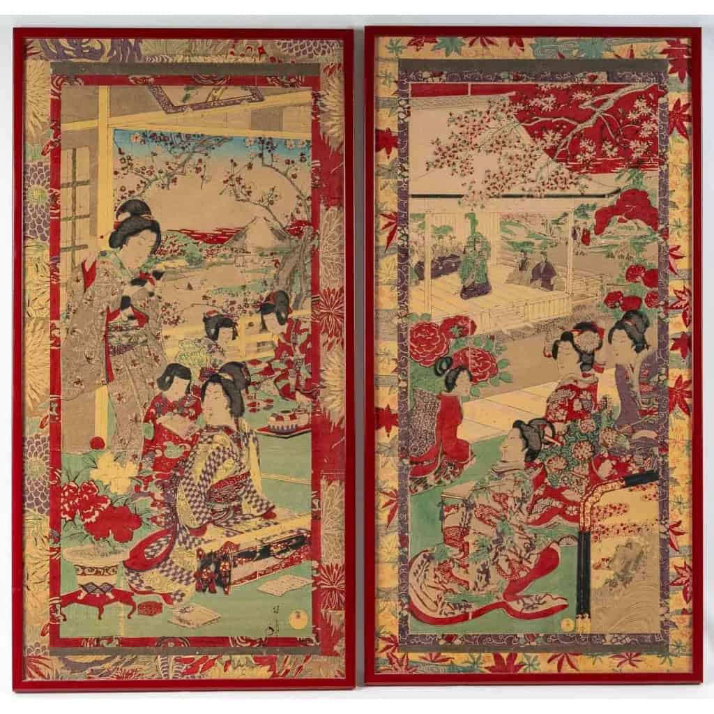Estampes japonaises, XIXème siècle | Biron ||||||