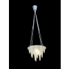 Suspension Plafonnier « Stalactites » verre blanc de René LALIQUE | Biron Suspension Plafonnier "Stalactites" verre blanc de René LALIQUE