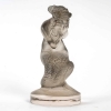 Mascotte Automobile Statuette « Naïade » verre blanc patiné gris de René LALIQUE | Biron Mascotte Automobile Statuette "Naïade" verre blanc patiné gris de René LALIQUE