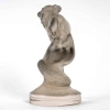 Mascotte Automobile Statuette « Naïade » verre blanc patiné gris de René LALIQUE | Biron Mascotte Automobile Statuette "Naïade" verre blanc patiné gris de René LALIQUE