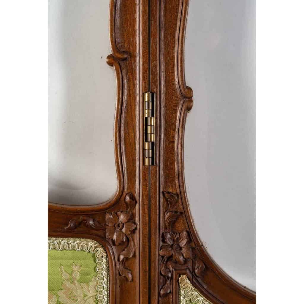 Paravent en bois sculpté de style louis XV, époque XIXème siècle | Biron Paravent en bois sculpté de style louis XV, époque XIXème siècle