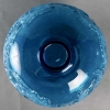 Vase « Acanthes » verre bleu électrique patiné blanc de René LALIQUE | Biron Vase "Acanthes" verre bleu électrique patiné blanc de René LALIQUE