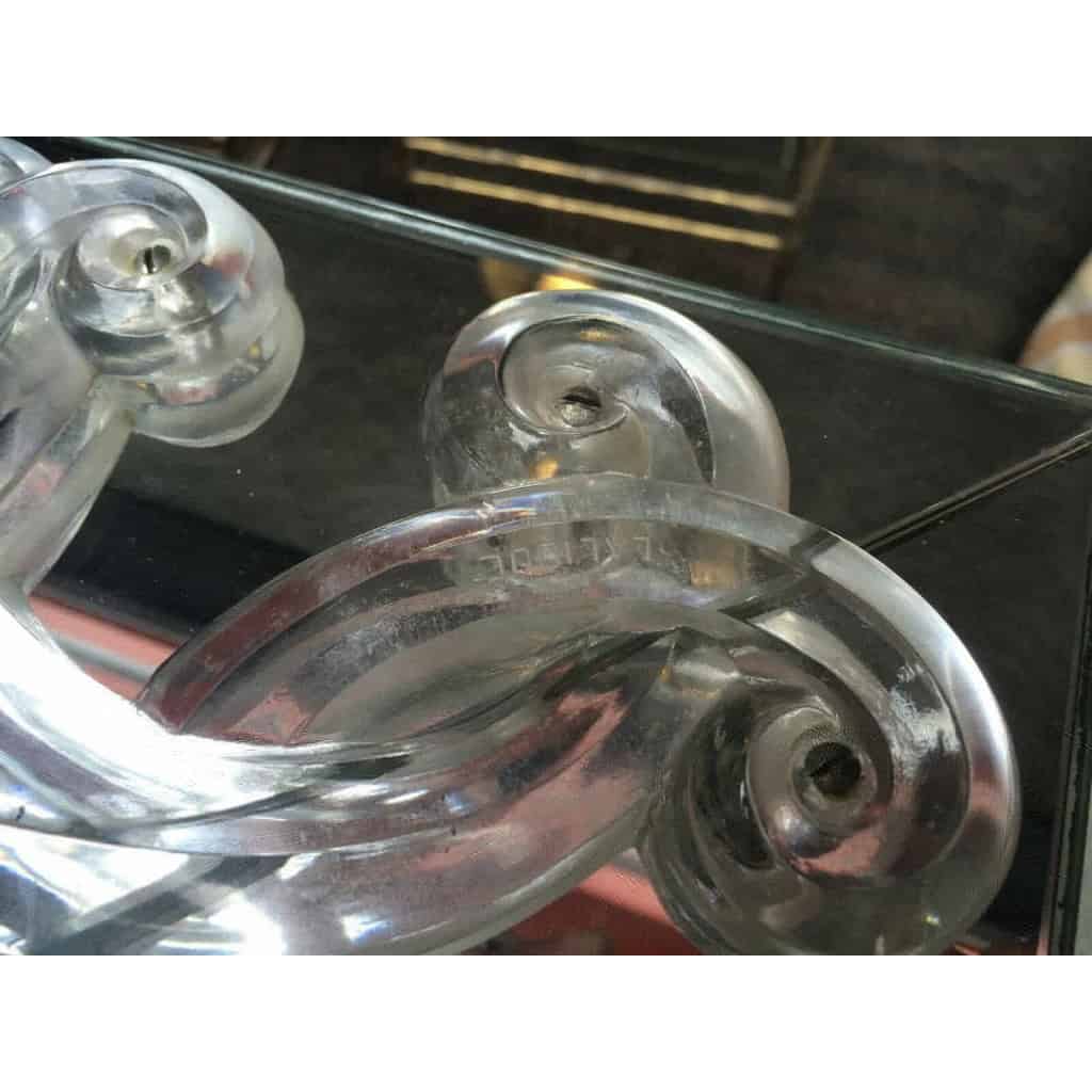 1950′ Miroir Art Déco Aux Rinceaux Signé Lalique | Biron 1950′ Miroir Art Déco Aux Rinceaux Signé Lalique