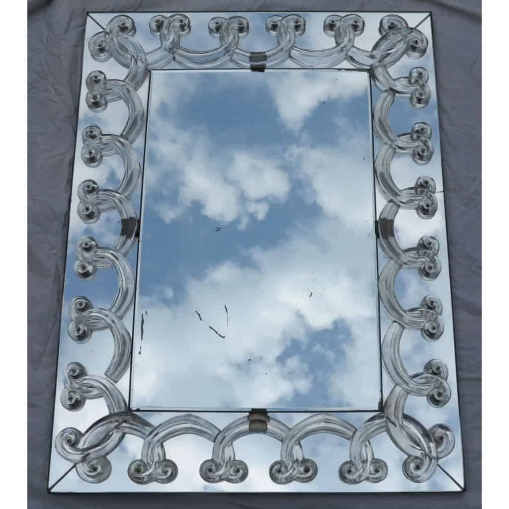 1950′ Miroir Art Déco Aux Rinceaux Signé Lalique | Biron 1950′ Miroir Art Déco Aux Rinceaux Signé Lalique