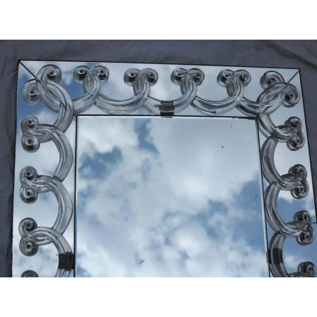 1950′ Miroir Art Déco Aux Rinceaux Signé Lalique | Biron 1950′ Miroir Art Déco Aux Rinceaux Signé Lalique