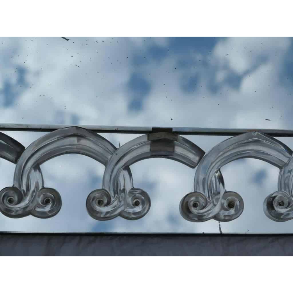 1950′ Miroir Art Déco Aux Rinceaux Signé Lalique | Biron 1950′ Miroir Art Déco Aux Rinceaux Signé Lalique