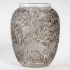 Vase « Biches » verre blanc patiné gris de René LALIQUE | Biron ||||||