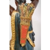 Paire de porte jardinières, Indiens d’Amérique, XIXème siècle, Bois sculpté et peint | Biron Paire de porte jardinières, Indiens d'Amérique, XIXème siècle, Bois sculpté et peint