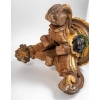 Paire de porte jardinières, Indiens d’Amérique, XIXème siècle, Bois sculpté et peint | Biron Paire de porte jardinières, Indiens d'Amérique, XIXème siècle, Bois sculpté et peint