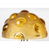 Lampe « Soleil » verre jaune – pied bronze nickelé de René LALIQUE | Biron Lampe "Soleil" verre jaune - pied bronze nickelé de René LALIQUE