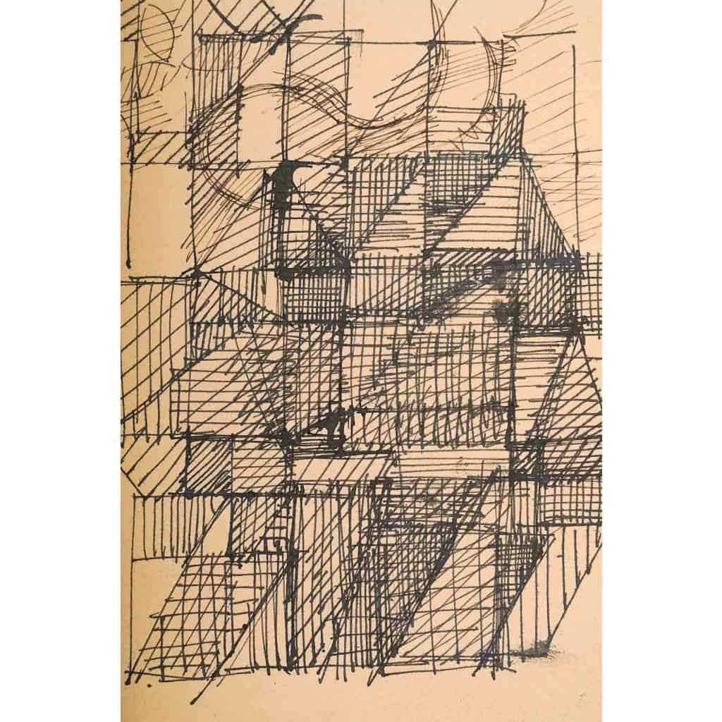 Dora Maar, « Etude géométrique », circa 1966 | Biron Dora Maar, "Etude géométrique", circa 1966