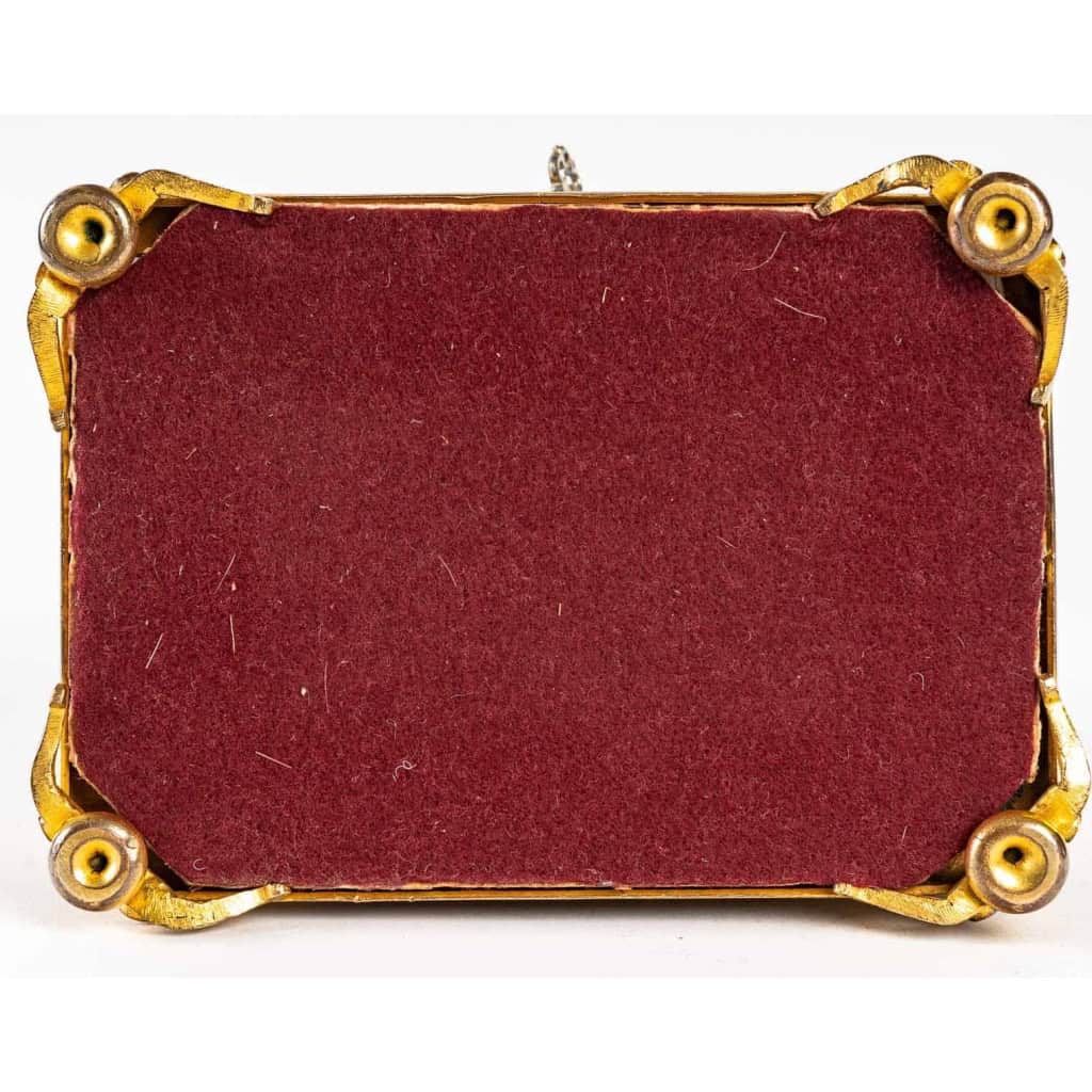 Coffret à bijoux en bronze doré fin XIXème siècle | Biron Coffret à bijoux en bronze doré fin XIXème siècle
