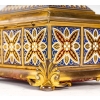 Coffret à bijoux en bronze doré fin XIXème siècle | Biron Coffret à bijoux en bronze doré fin XIXème siècle