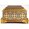 Coffret à bijoux en bronze doré fin XIXème siècle | Biron Coffret à bijoux en bronze doré fin XIXème siècle