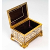 Coffret à bijoux en bronze doré fin XIXème siècle | Biron Coffret à bijoux en bronze doré fin XIXème siècle