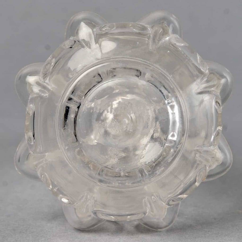 Flacon « Olives » verre blanc de René LALIQUE | Biron Flacon "Olives" verre blanc de René LALIQUE