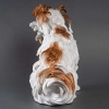 Bologneser Hund ou Chien de Bologne en porcelaine de saxe, manufacture de Meissen, XIXe siècle. | Biron Bologneser Hund ou Chien de Bologne en porcelaine de saxe, manufacture de Meissen, XIXe siècle.