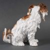 Bologneser Hund ou Chien de Bologne en porcelaine de saxe, manufacture de Meissen, XIXe siècle. | Biron Bologneser Hund ou Chien de Bologne en porcelaine de saxe, manufacture de Meissen, XIXe siècle.