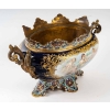 Jardinière de Porcelaine à décors et cloisonnée, XIXème siècle | Biron Jardinière de Porcelaine à décors et cloisonnée, XIXème siècle