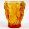Vase « Bacchantes » cristal ambre numéroté – neuf de LALIQUE FRANCE | Biron |||||||||