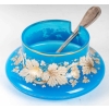 Service à eau en opaline bleu fin XIXème siècle | Biron Service à eau en opaline bleu fin XIXème siècle