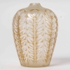 Vase « Tournai » verre blanc patiné sépia de René LALIQUE | Biron ||||||