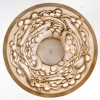Vase « Avallon » verre blanc patiné sépia de René LALIQUE | Biron Vase "Avallon" verre blanc patiné sépia de René LALIQUE