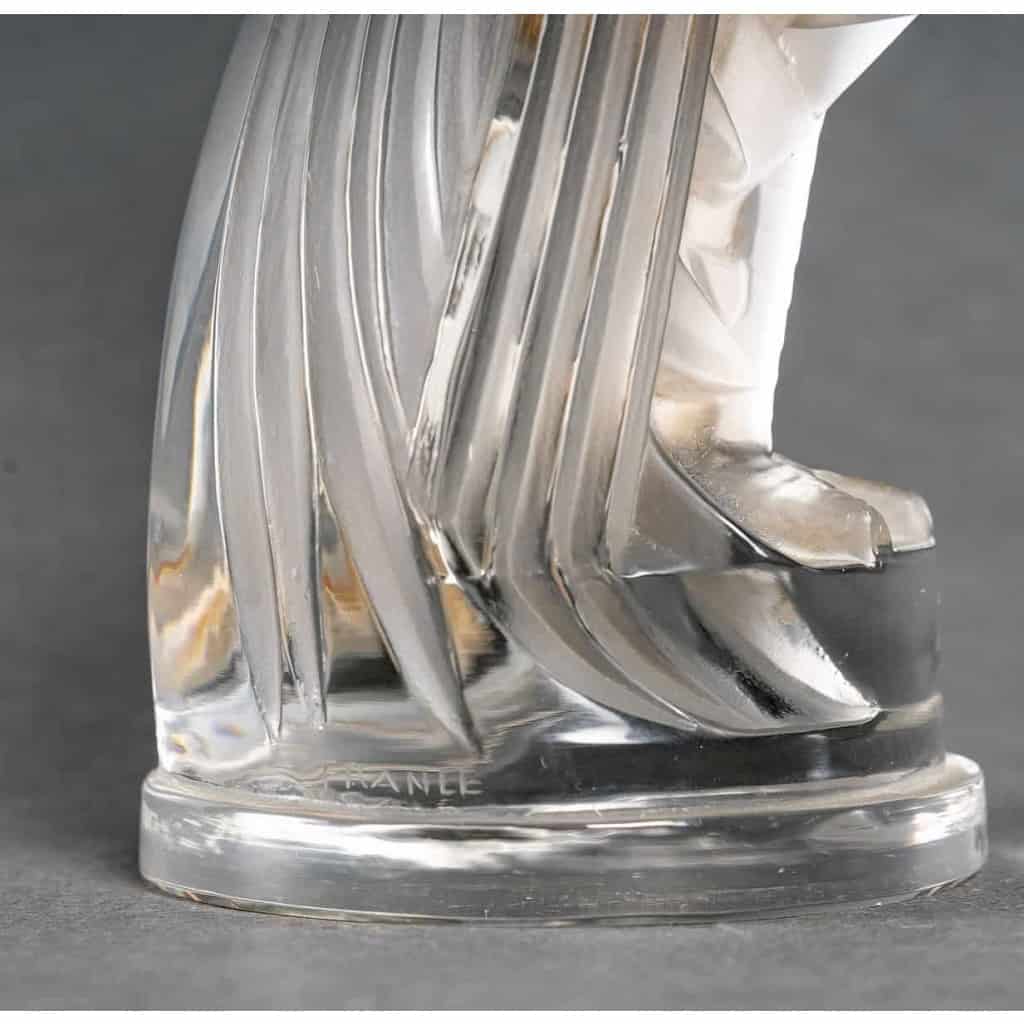 Mascotte Automobile « Coq Houdan » verre blanc de René LALIQUE | Biron Mascotte Automobile "Coq Houdan" verre blanc de René LALIQUE