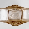 Flacon « Rosace Figurines » verre blanc patiné sépia de René LALIQUE | Biron Flacon "Rosace Figurines" verre blanc patiné sépia de René LALIQUE