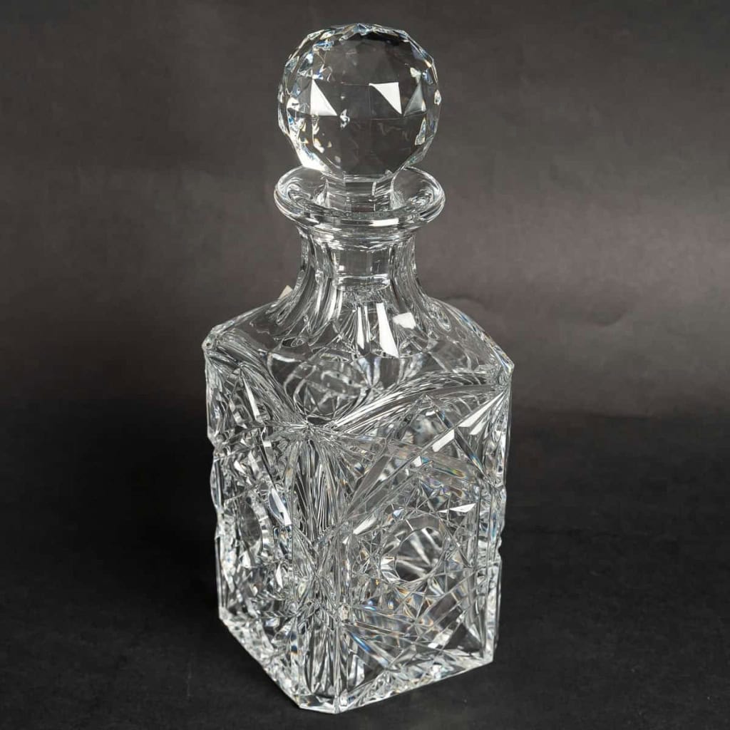 Cristallerie De Baccarat , Carafe à Whisky Modèle « Lagny » | Biron Cristallerie De Baccarat , Carafe à Whisky Modèle "Lagny"