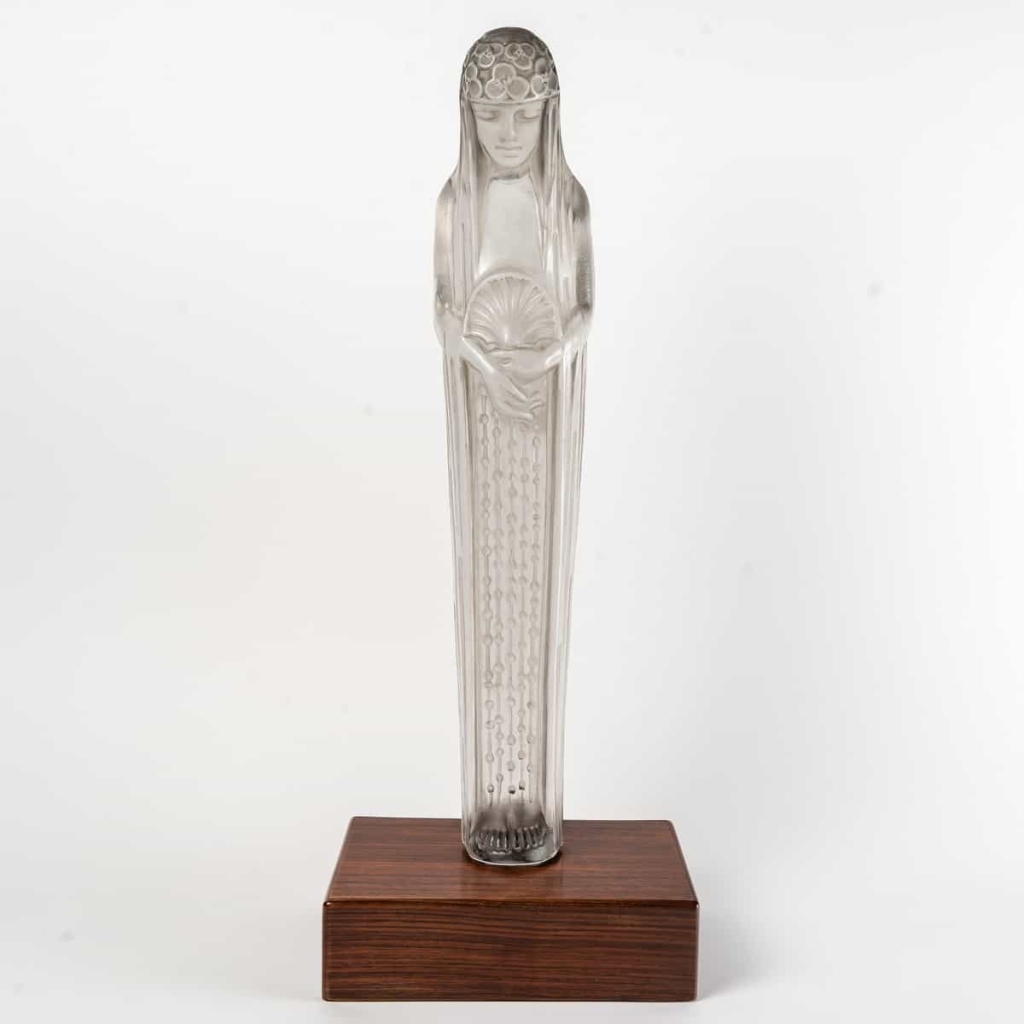 Statue « Source de la Fontaine – Galatée » verre blanc de René LALIQUE | Biron |||||||||
