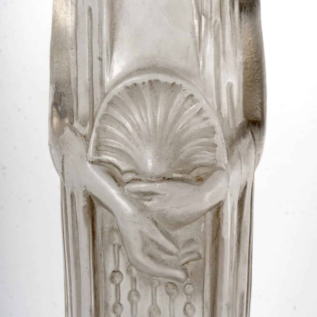 Statue « Source de la Fontaine – Galatée » verre blanc de René LALIQUE | Biron Statue "Source de la Fontaine - Galatée" verre blanc de René LALIQUE