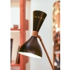 Lampadaire en tôle perforée et laiton doré, années 1960 | Biron Lampadaire en tôle perforée et laiton doré, années 1960