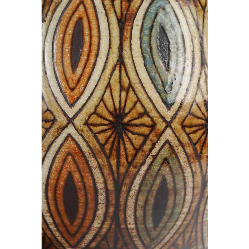 Grand vase en céramique par Jean-Claude Malarmey (1932-1992) | Biron Grand vase en céramique par Jean-Claude Malarmey (1932-1992)