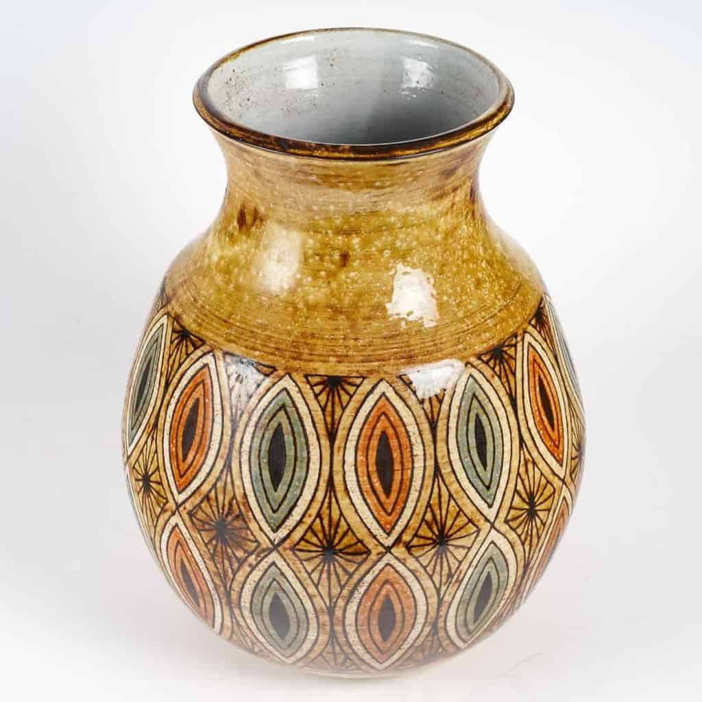 Grand vase en céramique par Jean-Claude Malarmey (1932-1992) | Biron Grand vase en céramique par Jean-Claude Malarmey (1932-1992)