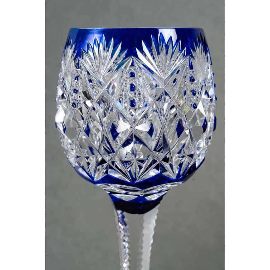 Cristallerie Saint Louis Modèle « Florence », 6 Verres Couleur « Roemers » | Biron Cristallerie Saint Louis Modèle "Florence", 6 Verres Couleur "Roemers"
