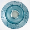 Paire de Vases « Milan » verre blanc patiné bleu de René LALIQUE | Biron Paire de Vases "Milan" verre blanc patiné bleu de René LALIQUE