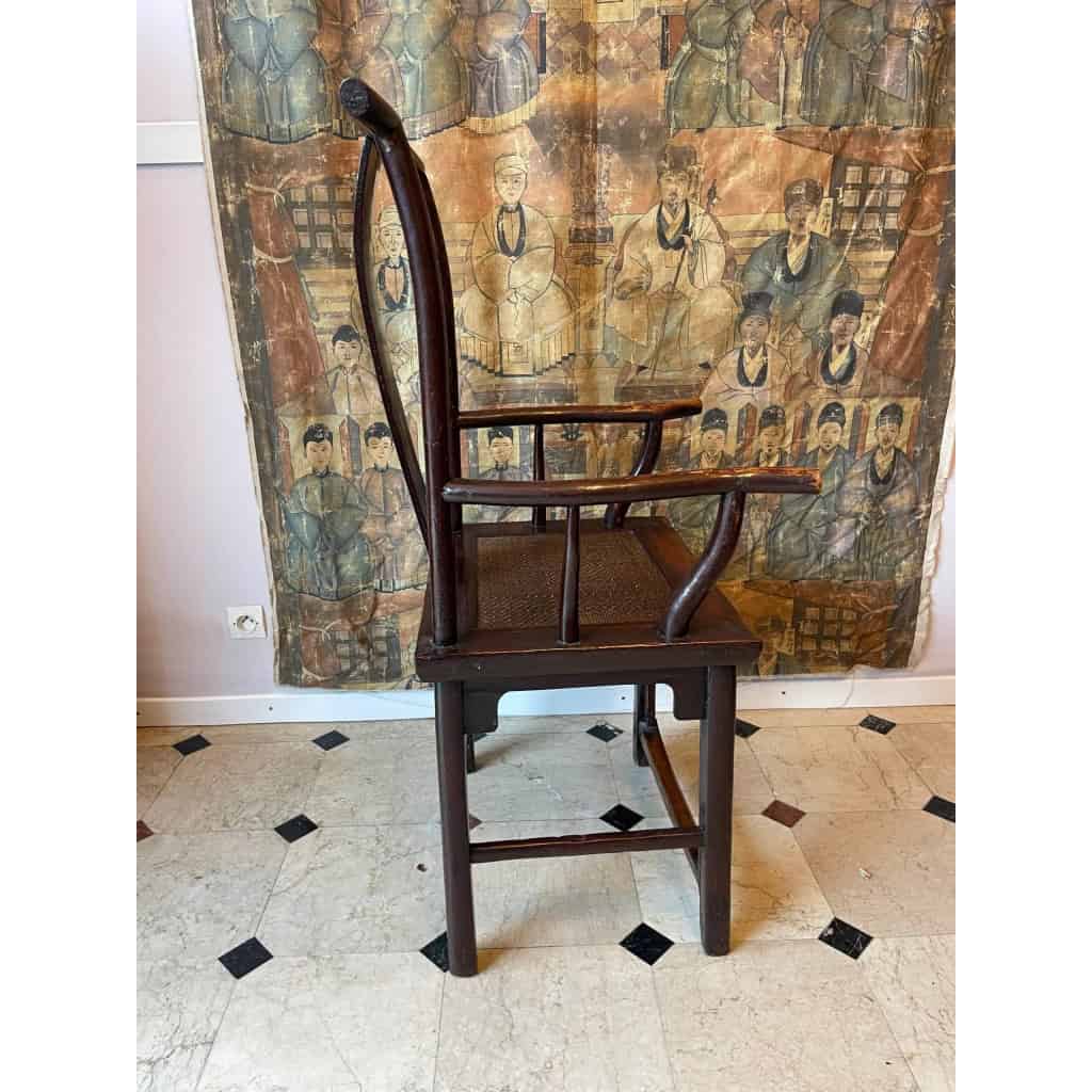 Fauteuil à bonnet lettré – antiquité chinoise | Biron Fauteuil à bonnet lettré - antiquité chinoise