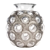 Vase « Antilopes » verre blanc patiné gris de René LALIQUE | Biron |||||||