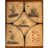 Table de jeux tric-trac d'époque Louis XVI (1774 - 1793).