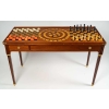 Table de jeux tric-trac d'époque Louis XVI (1774 - 1793).